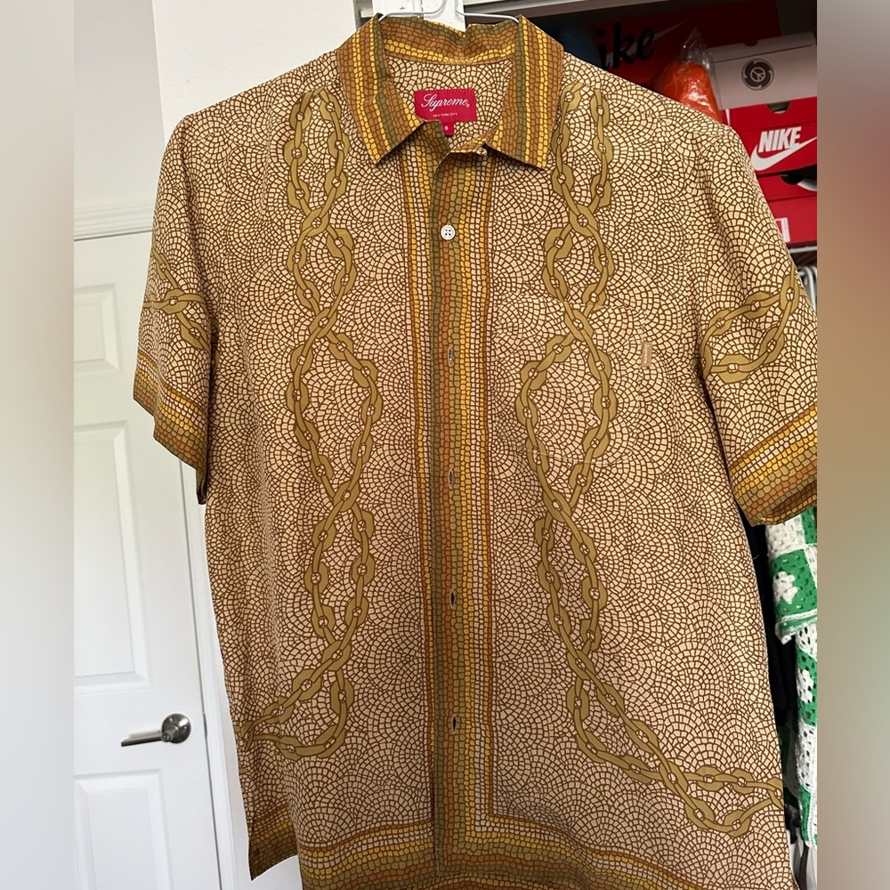 Supreme Mosaic Silk Shirt